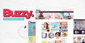 WordPress主题Buzzy 1.6 杂志新闻机构门户网站创意WP主题