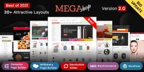 Mega Shop综合购物商城跨境电商WooCommerce主题V3.0.2