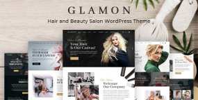 WordPress主题Glamon 1.0.2 美容美发沙龙理发店WP主题