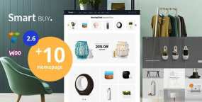 SmartShop 2.6 数码家具家居装饰品跨境电商WooCommerce主题