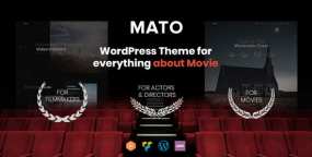 WordPress主题Mato 1.2.4 电影工作室|制片厂|制作人网站WP主题