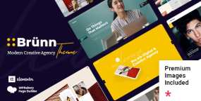 WordPress主题Brünn 1.9 创意机构个人作品集案例&APP推介WP主题