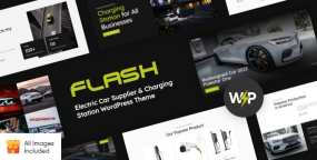 The Flash(V1.12)电动汽车经销商和充电站WordPress主题