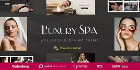 Luxury美容按摩SPA和康养中心网站WordPress主题V1.1.10