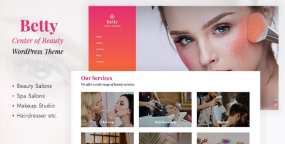 WordPress主题Betty 1.0 美容美发沙龙和化妆企业WP主题