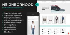 Neighood 3.7.0 服装女装鞋子跨境电商平台WooCommerce主题