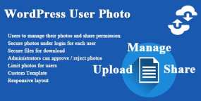 用户照片上传管理和外部分享WordPress插件UPhoto 1.0