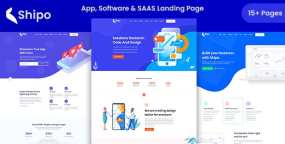 HTML模版Shipo 1.0 软件应用APP和SaaS服务平台推广HTML5网站模版