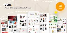 Shopify主题Vueaz 1.0 服装配饰家具跨境电商购物平台Shopify模版