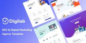 HTML模版Digilab1.3 SEO服务和数字营销机构网站HTML5模版