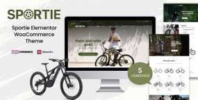 Sportie自行车&体育运动用品跨境电商WooCommerce主题V1.0.1