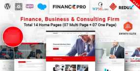 Finance Pro(v2.1.0)金融投资理财商业咨询网站模板WordPress主题