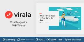 WordPress主题Virala高流量Viral杂志博客网站模板