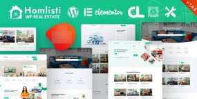 Homlisti WordPress主题_房地产中介网站模板