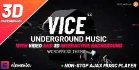 Vice音乐乐队和电台网站WordPress主题V2.5.1 Ajax不断播/音视频背景