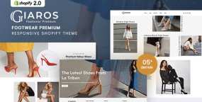 Shopify主题Giaros 1.0 女鞋鞋子专卖店跨境电商Shopify主题