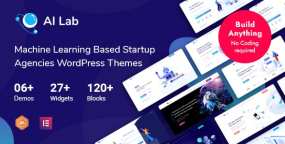 WordPress主题SmartLab机器学习人工智能AI项目启动网站模板V5.2.4
