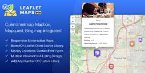 交互式地图生成器WordPress插件Leaflet Pro破解版V1.0.9