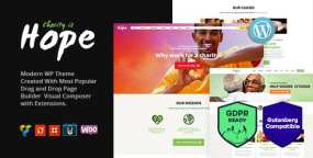 Hope慈善捐赠非营利组织网站WordPress主题V2.2.5
