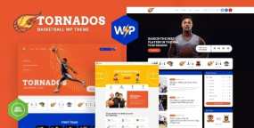 WordPress主题Tornados篮球俱乐部NBA联赛球队网站