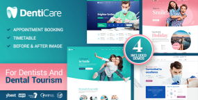 DentiCare(v1.4.0)医疗牙医和牙科诊所网站WordPress主题