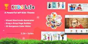 Kids Life v5.4_WordPress儿童教育机构网站主题