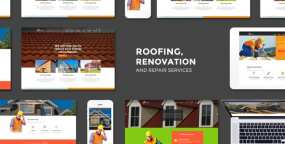 Roofing(v3.6)房屋装修和维修服务网站WordPress主题