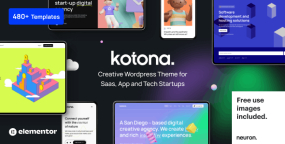 WordPress主题Kotona 1.0.0 IT软件APP服务项目业务推广WP主题