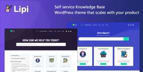 WordPress主题Lipi 1.5 自我服务产品帮助中心文档库WP主题