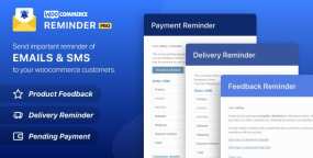 SMS短信和邮件通知提醒WooCommerce插件MReminder 2.0.8 发货|待付款|产品反馈提醒