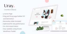 Uray化妆品和美容店外贸网站WooCommerce主题V1.1.2