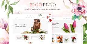 Fiorello 1.5 花卉绿植购物网站WooCommerce主题