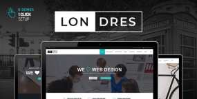 WordPress主题Londres 1.9.1 响应式企业业务案例作品展示WP主题