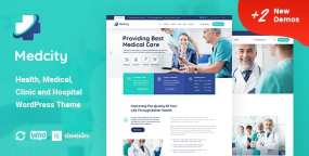 Medcity(v1.1.4)医院诊所兽医网站WordPress主题