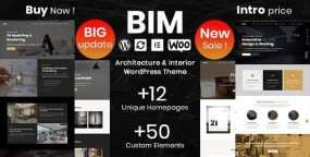 BIM 1.4.0 WordPress建筑建模和室内设计主题