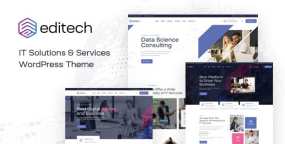 WordPress主题Editech企业业务宣传推广案例展示网站