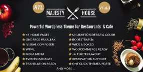 WordPress主题Majesty 2.0.7 餐厅面包店食品企业网站WP主题