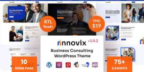 Innovix汉化版(v1.1.1)金融保险投资贷款咨询网站WordPress主题