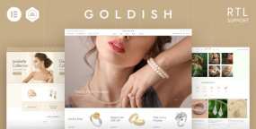 Goldish(v3.10)极简珠宝首饰时装跨境电商购物平台WooCommerce主题
