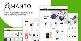 Shopify主题Amanto 1.0 数码产品跨境电商平台Shopify模板