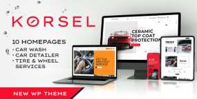 WordPress主题Korsel 1.0.5 汽车清洗维修售后服务企业网站WP主题