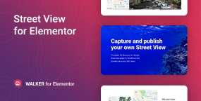 谷歌道路360度全景视图Elementor扩展插件Walker 1.1.3