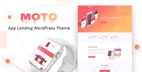 [1.1.9]Moto响应式WordPress软件IT服务初创项目推广落地页网站主题