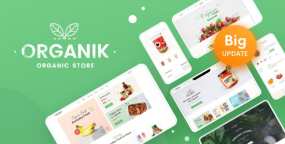 Organik汉化版(v3.4.4)有机食品农产品购物网站主题