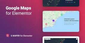 GMaper谷歌地图标记图例Elementor扩展插件