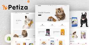 [1.0]Petiza猫粮狗粮宠物食品跨境电商Shopify主题