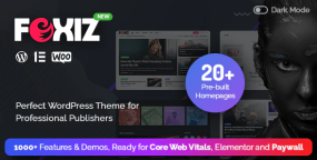 Foxaz汉化版_新闻杂志报社门户网站WordPress主题