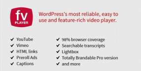 FV Player Pro汉化版_HTML5视频播放器WordPress插件