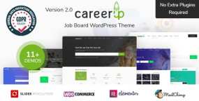 CareerUp(v2.3.48)求职招聘门户网站WordPress主题