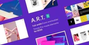 ART创意摄影艺术品作品集展示WordPress主题